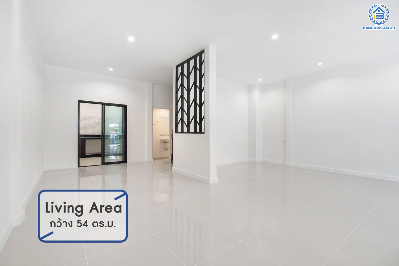 บ้านมือสองตกแต่งใหม่ หน้าโครงการติดรถไฟฟ้า "สถานีไทรม้า"!! ม.ซื่อตรง พระนั่งเกล้า-ท่าอิฐ ทาวน์เฮ้าส์หลังใหญ่ เนื้อที่ 26 ตร.ว. ฟังก์ชัน 3 ห้องนอน 2 ห้องน้ำ 1 ที่จอดรถ ทำเลใกล้ เซ็นทรัลรัตนาธิเบศร์ และทางด่วน "งามวงศ์วาน"